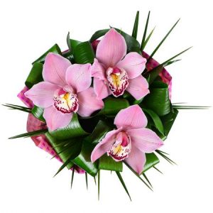 Букет от 3 орхидеи